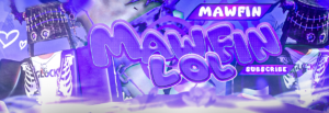 Purple Mawfin Psd